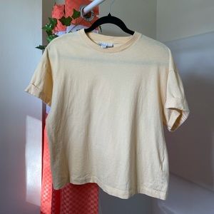 Topshop Yellow Tee